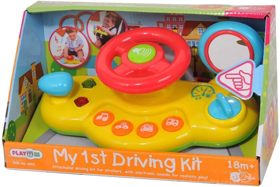 Kids My First Driving Kit Colorful Fun Play Toy Police & Fire Truck with Lights and Sounds - Al-Raheem Imports