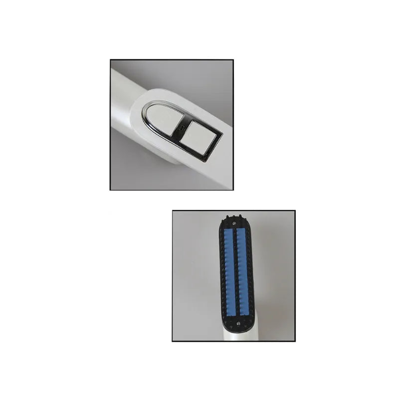 Electric 2 In 1 Heated Hair and Beard Straightener Comb for Men Ionic Ceramic Fast Heating Antiscald Styler