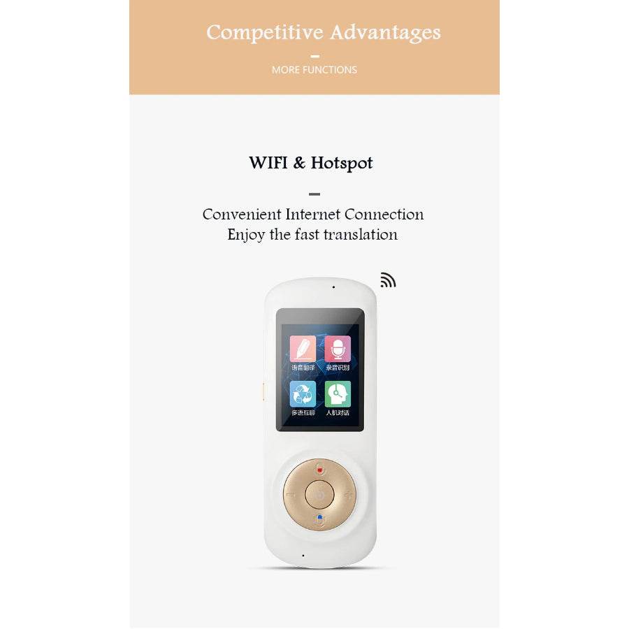 T2S Smart WIFI Instant Voice Translator Real Time 52 Language Touchscreen Device - Al-Raheem Imports