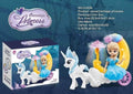 Princess Elsa Moon Carriage Toy with Lights for Girls Ages 3+ - Al-Raheem Imports
