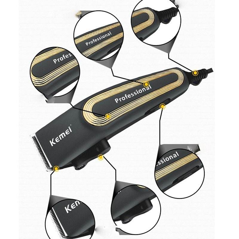 Professional Electric Hair Trimmer 8W Corded Clipper Beard Razor for Men 220V - Al-Raheem Imports