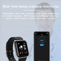 Q19 Smart Watch Color Screen Fitness Tracker Heart Rate Blood Pressure Monitor - Al-Raheem Imports