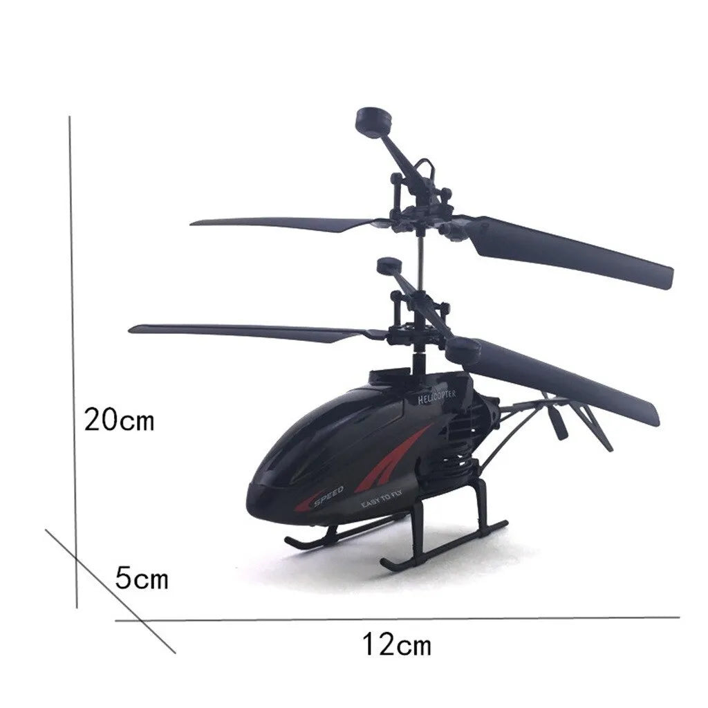 RC Helicopter F350 2.5 Channel Mini Radio Remote Control Aircraft Toy with LED Lights