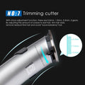 Rechargeable Hair Trimmer Clipper with Charging Stand 8 Hour Battery Silver - Al-Raheem Imports