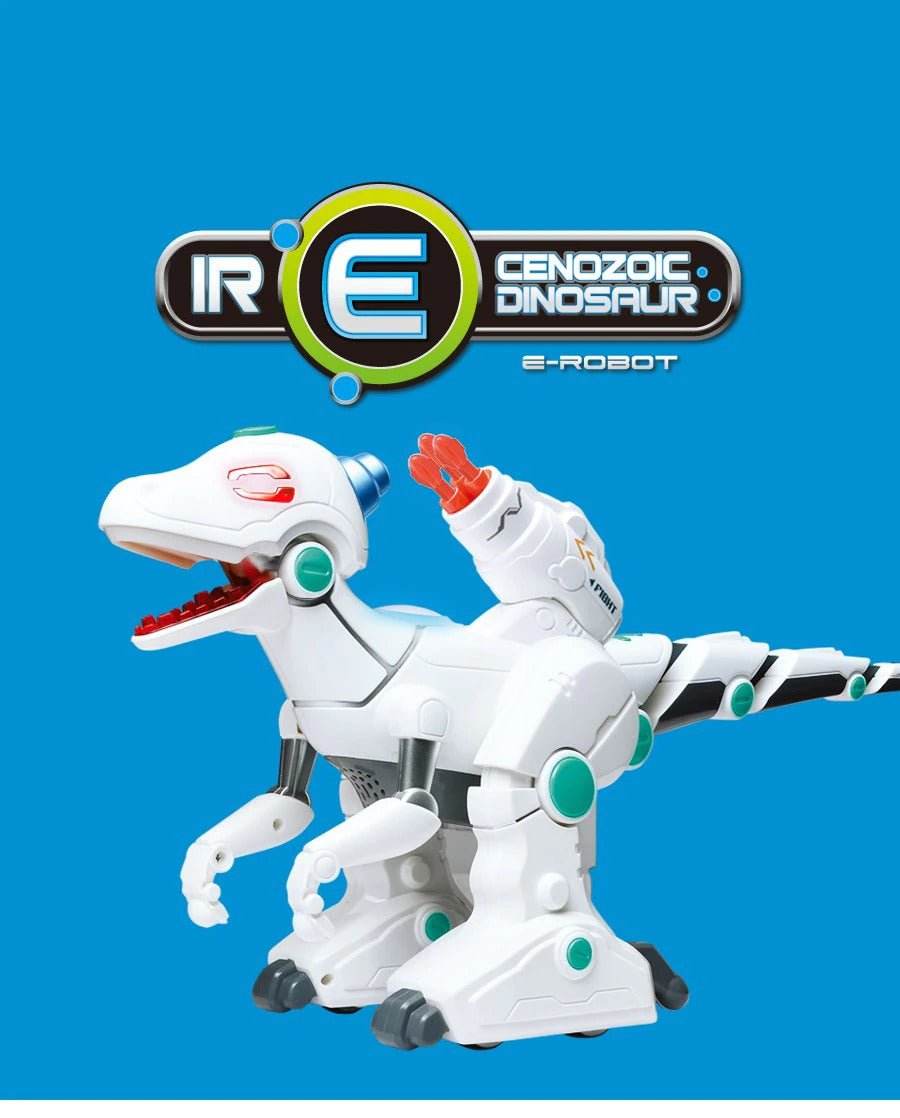Remote Control Interactive Robots Electric Dinosaurs Walking Fire Dragon Kids Toys - Al-Raheem Imports