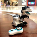 Remote Infrared Control T Rex Dinosaur With Shining Light Realistic Sound Walking Story Robot Toy - Al-Raheem Imports