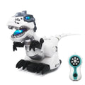 Remote Infrared Control T Rex Dinosaur With Shining Light Realistic Sound Walking Story Robot Toy - Al-Raheem Imports