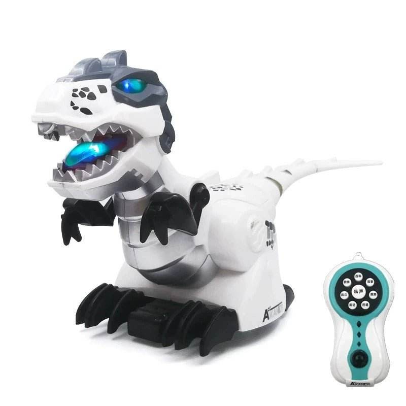 Remote Infrared Control T Rex Dinosaur With Shining Light Realistic Sound Walking Story Robot Toy - Al-Raheem Imports