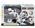Remote Infrared Control T Rex Dinosaur With Shining Light Realistic Sound Walking Story Robot Toy - Al-Raheem Imports