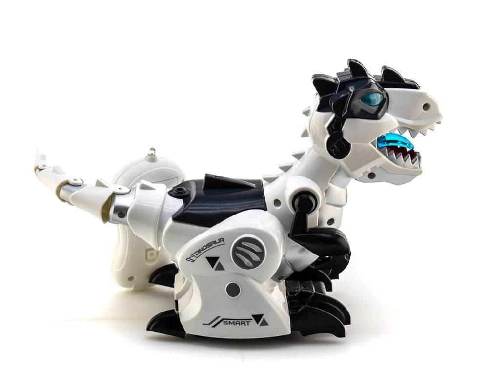 Remote Infrared Control T Rex Dinosaur With Shining Light Realistic Sound Walking Story Robot Toy - Al-Raheem Imports