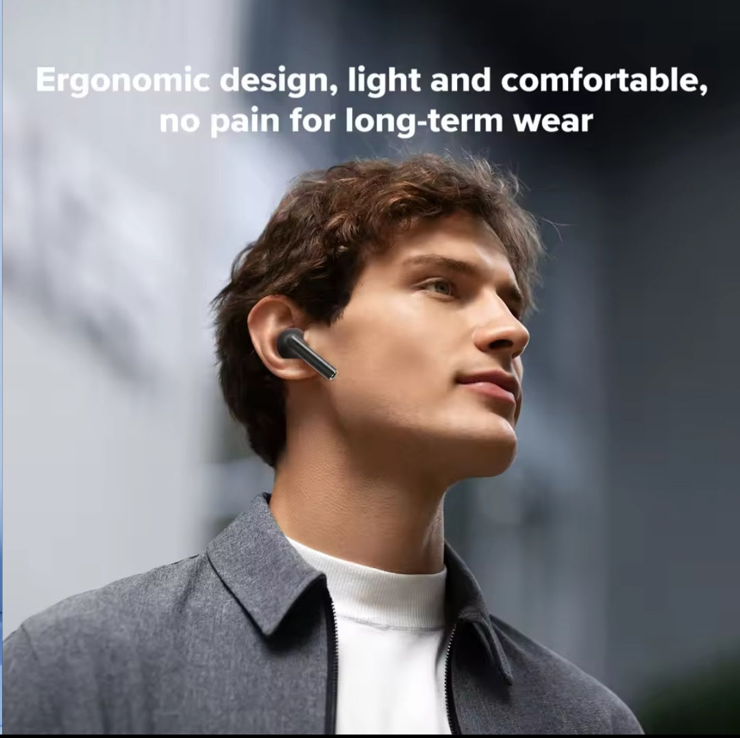 Realfit F1 Earbuds True Wireless Earbuds with Compact Charging Case Sleek Design & High-Quality Sound