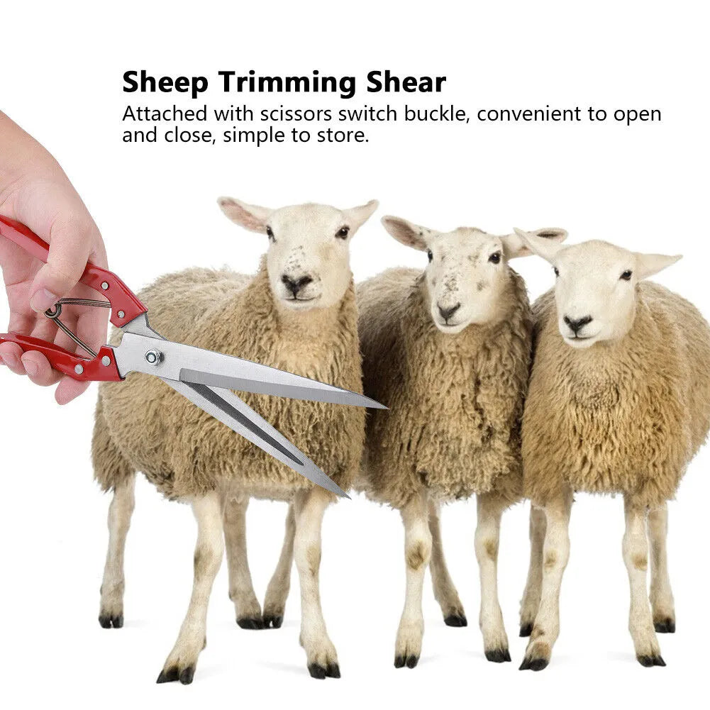 Multi Functional Wool Shear Scissor with Non Slip Handle and Detachable Spring
