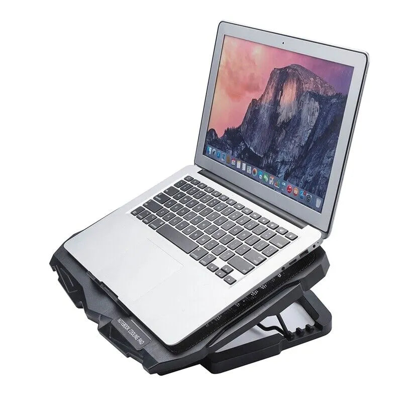 X2 Super Air Flow Laptop Cooling Pad with Dual Fans and LED Lights