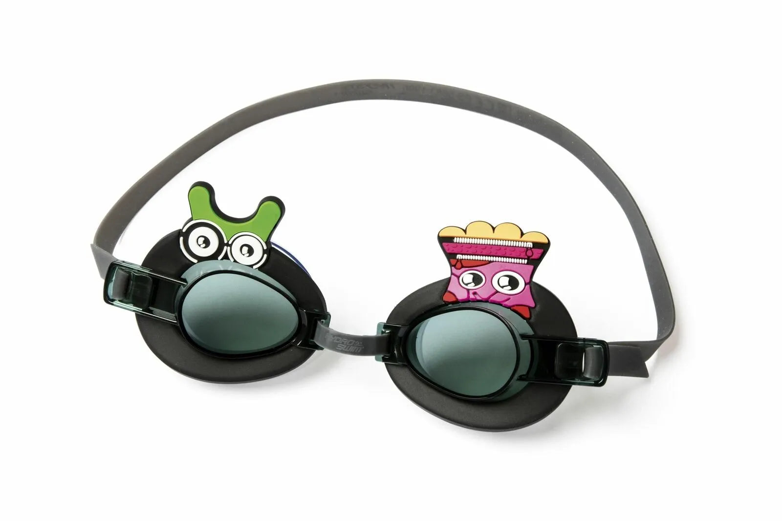 Hydro-Swim Character Swimming Goggles for Children with UV Protection and Adjustable Fit