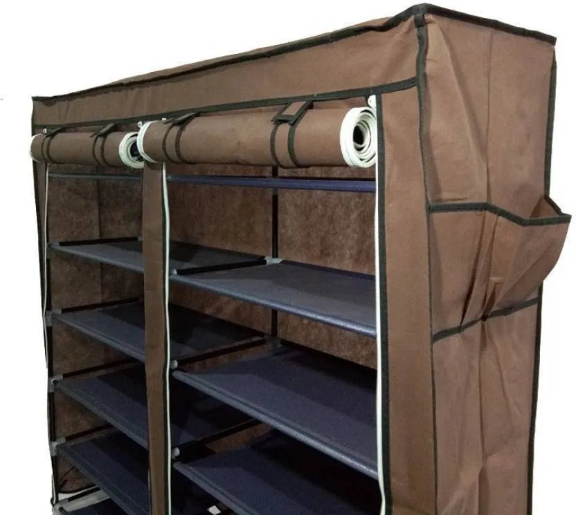HCX Collapsible Double Dustproof Dampproof Shoe Wardrobe Storage Organizer