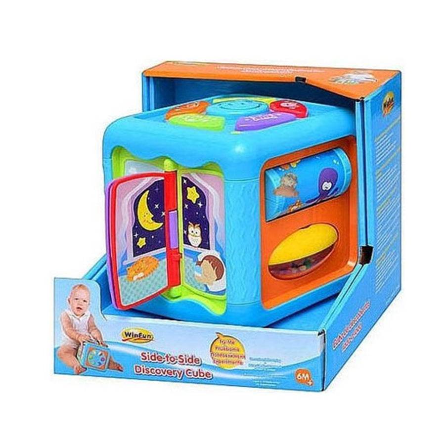 Side To Side Discovery Cube Baby Toy 5 in 1 Activity Cube with Sounds, Lights, Melodies - Al-Raheem Imports