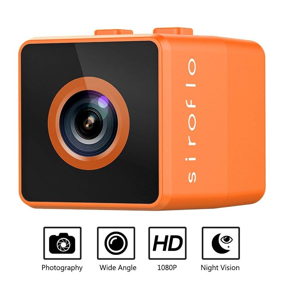 Siroflo Mini DV 1080P Action Camera 125° Wide Angle Compact Sports Cam - Al-Raheem Imports