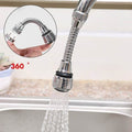 Splash Nozzle Flexible Faucet Sprayer Water Saving Anti Splash Kitchen Tap Attachment - Al-Raheem Imports