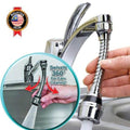 Splash Nozzle Flexible Faucet Sprayer Water Saving Anti Splash Kitchen Tap Attachment - Al-Raheem Imports