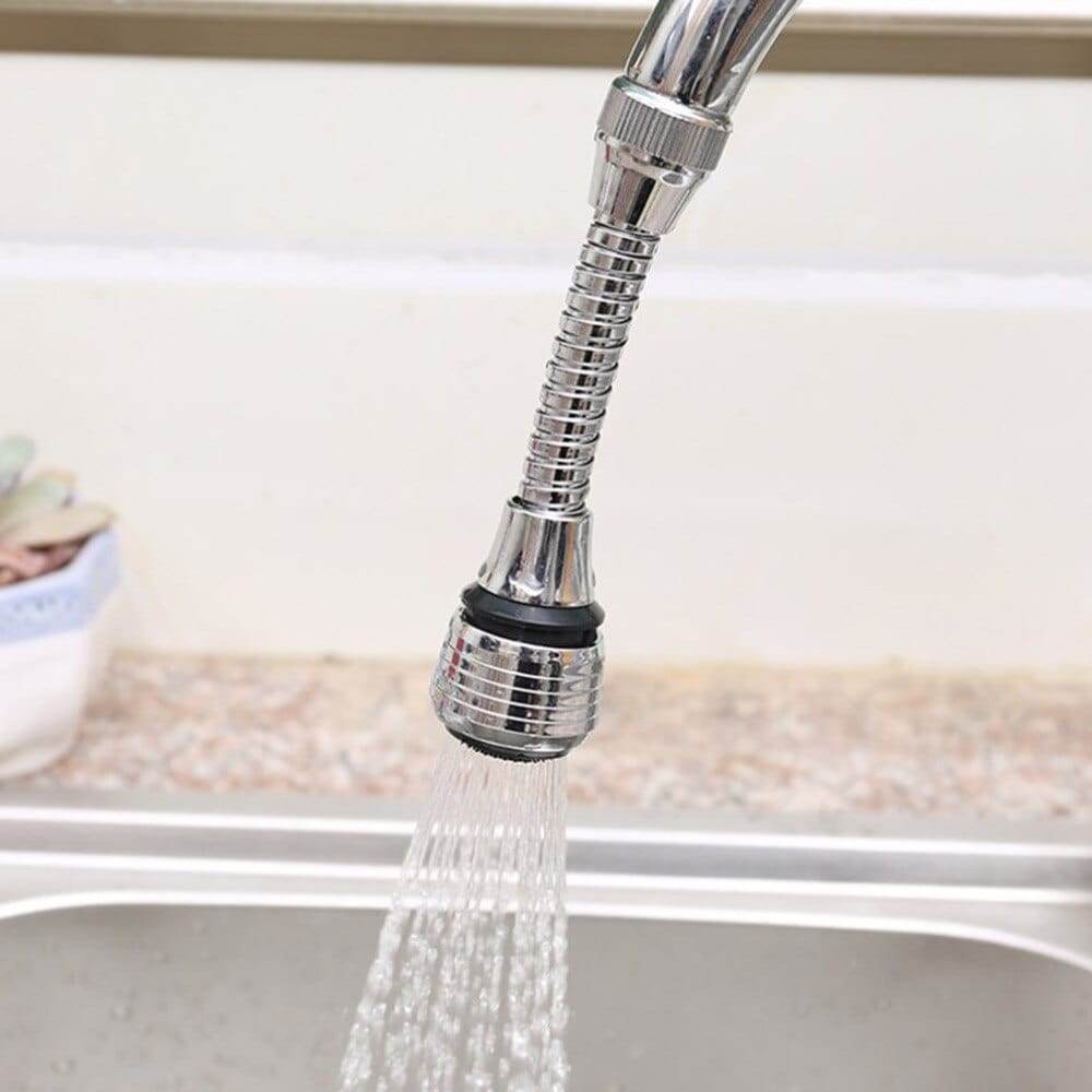 Splash Nozzle Flexible Faucet Sprayer Water Saving Anti Splash Kitchen Tap Attachment - Al-Raheem Imports