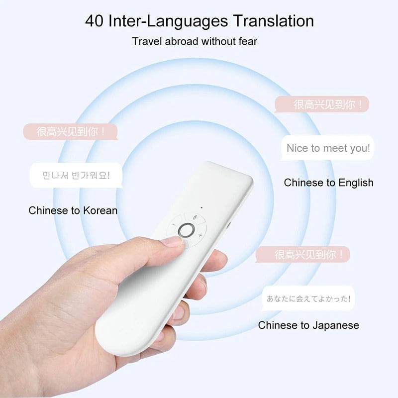 T20 Portable AI Voice Translator Device with Real Time Multilingual Support for Travel, Business, and Learning - Al-Raheem Imports