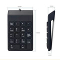 USB Mini 18 Key Numeric Keypad Portable Number Pad for Laptop and Desktop - Al-Raheem Imports