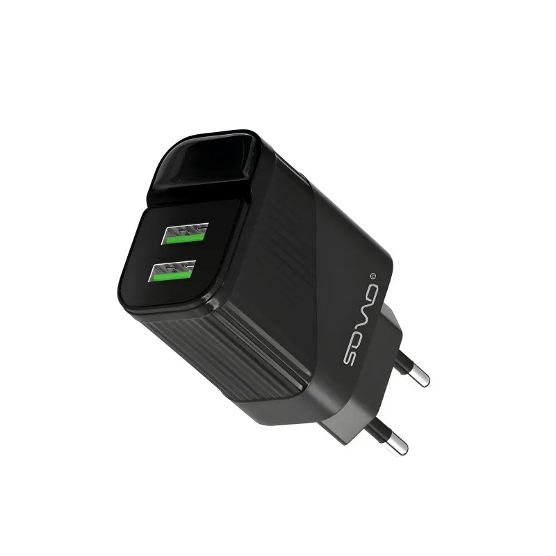 SOVO SE51 Formula Dual USB Wall Charger 2.4A Fast Charging Adapter with Smart IC 2 Port Quick Charger