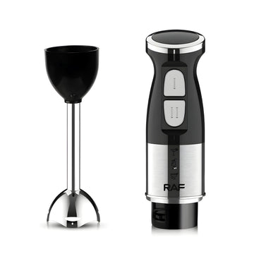 R 319 RAF 4 Blade Fast Start 2 Speed Level 800W Electric Hand Blender with Stainless Steel Shaft and Ice Crushing Pulse Switch for Soups and Sauces