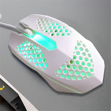 L601 Wired Luminous Color USB Fashion Mouse with Adjustable DPI and 10 Million Clicks