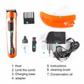 Wireless Rechargeable Electric Hair Beard Trimmer Clipper RF-607 12 Hour Charge - Al-Raheem Imports