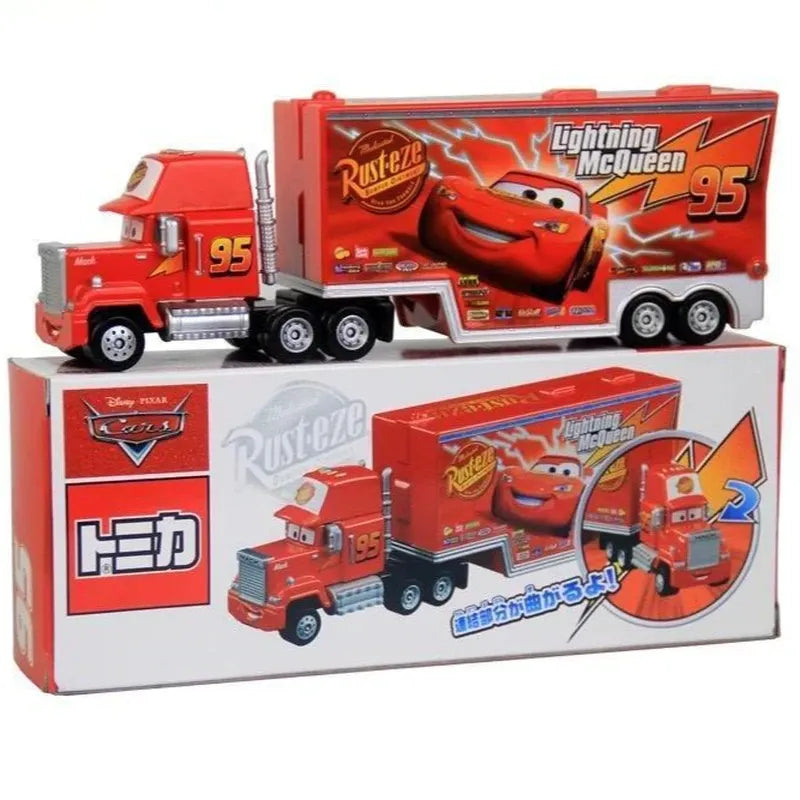 Lightning McQueen Mack Uncle Truck 1:55 Diecast Model Toy for Boys