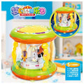 Wonderland Merry Go Round Musical Drum Toy with Lights & Sounds for Kids 3+ - Al-Raheem Imports