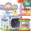 Wonderland Merry Go Round Musical Drum Toy with Lights & Sounds for Kids 3+ - Al-Raheem Imports